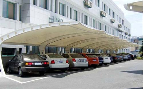 鞏義明泰鋁業膜結構車棚