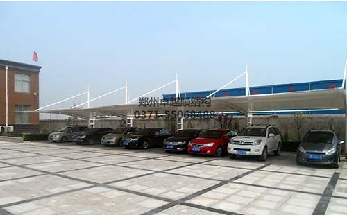 新鄭光大環保能源有限公司膜結構車棚