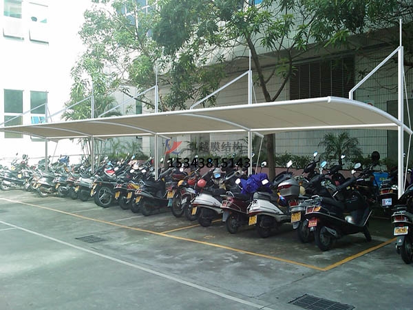 膜結構車棚節點固定之法