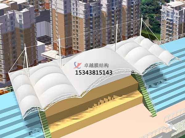 清流膜結構看臺/主席臺/舞臺【膜結構施工】